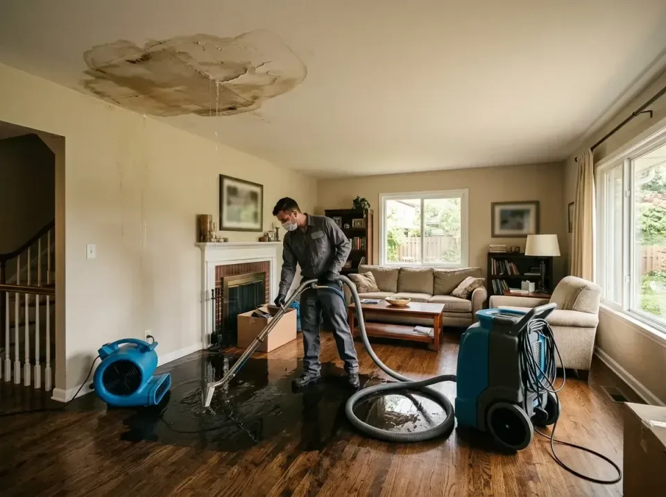 attic-pipe-burst-ceiling-drip-008 — frequently asked questions, Water Damage Restoration & Carpet Care in Vandalia, IL